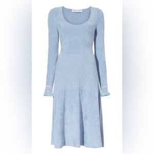 Very soft and cozy dress in baby blue